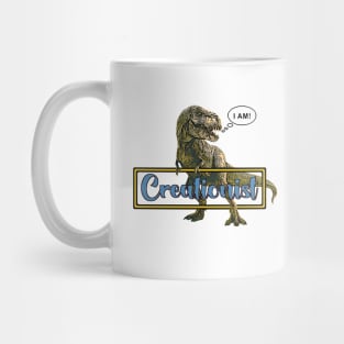 T-Rex Dinosaur Creationist cartoonish funny Mug